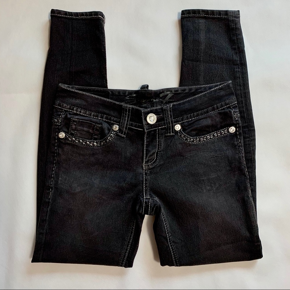Seven7 Black Legging Denim Skinny Jean